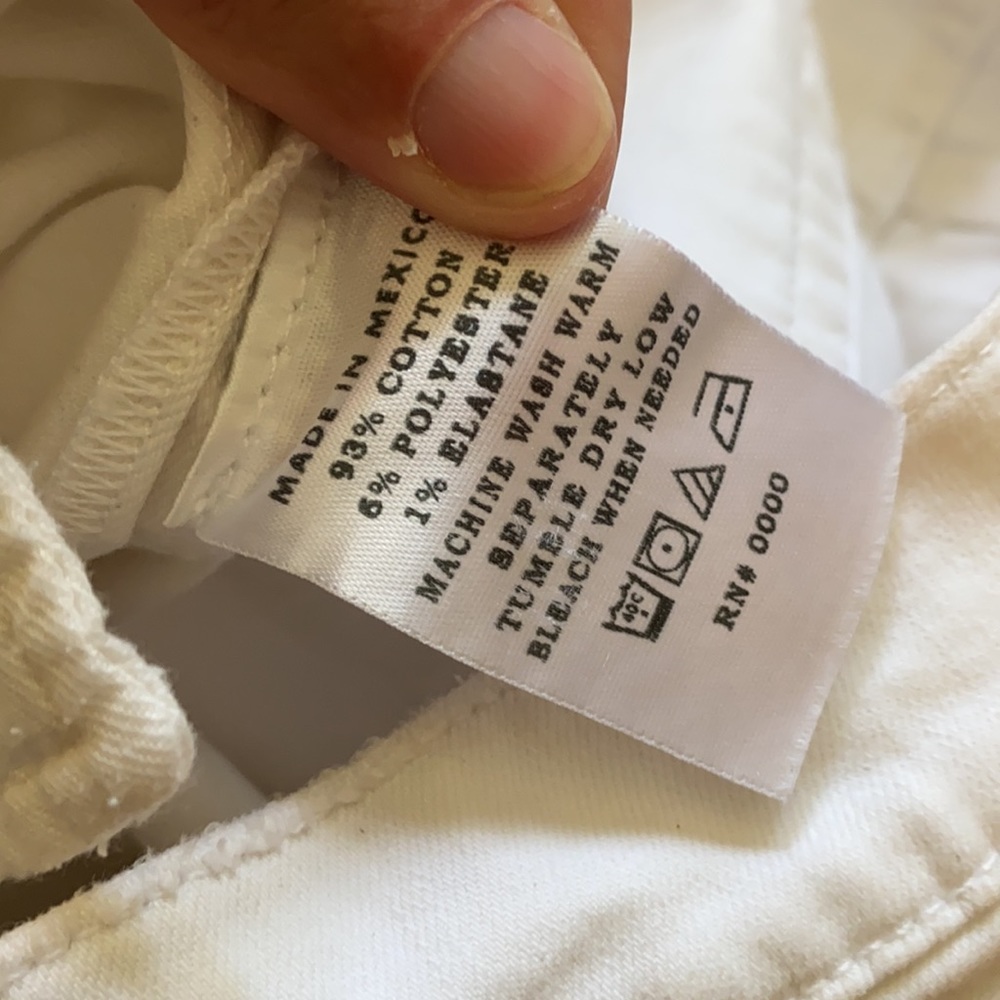 ABLE High Rise White Jeans - Picture 8 of 8